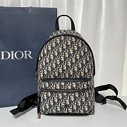 Dior Rider Backpack Beige And Black Dior Oblique Jacquard Size 29 x 32 x 12 - 1