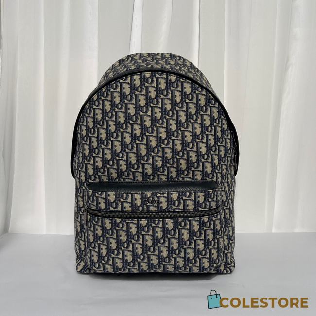 Dior Rider Backpack Beige And Black 1VOBA  - 1