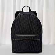 Dior Oblique Backpack Black 30x 42x 15 - 1