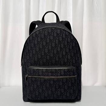 Dior Oblique Backpack Black 30x 42x 15