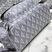Dior Hit the Road Backpack Grey CD Diamond Canvas 43 x 51 x 20 cm - 3