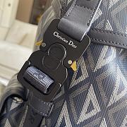 Dior Hit the Road Backpack Blue CD Diamond Canvas 43 x 51 x 20 cm - 5
