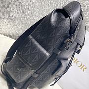 	 Dior Hit the Road Backpack Black CD Diamond Canvas 43 x 51 x 20 cm - 3