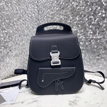 Dior Gallop Backpack Black Grained Calfskin 28 x 40 x 12