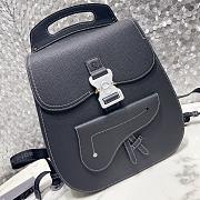 Dior Gallop Backpack Black Grained Calfskin 28 x 40 x 12 - 4