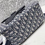 	 Dior Gallop Backpack Blue Grained Calfskin 28 x 40 x 12	 - 3