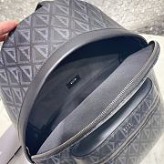 Dior Rider Backpack Black Cd Diamond Canvas And Smooth Calfskin 30 x 42 x 15cm - 3