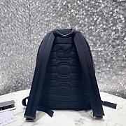 Dior Rider Backpack Black Cd Diamond Canvas And Smooth Calfskin 30 x 42 x 15cm - 2