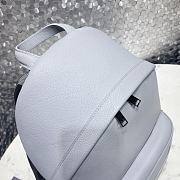 Dior Rider Backpack Dior Gray Grained Calfskin with ‘Christian Dior 1947’ Signature 30 x 42 x 15cm - 5