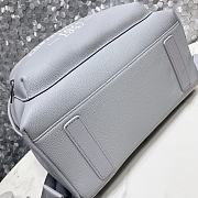 Dior Rider Backpack Dior Gray Grained Calfskin with ‘Christian Dior 1947’ Signature 30 x 42 x 15cm - 2