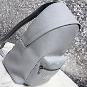 Dior Rider Backpack Dior Gray Grained Calfskin with ‘Christian Dior 1947’ Signature 30 x 42 x 15cm - 3