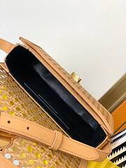 Saint Laurent Medium Solferino Satchel Bag in Brown 23x16x6cm - 4