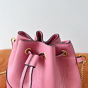 	 Valentino Garavani Mini Bucket Bag With Vlogo Signature Chain Pink 20x17x8cm - 2