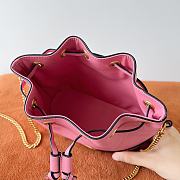 	 Valentino Garavani Mini Bucket Bag With Vlogo Signature Chain Pink 20x17x8cm - 4