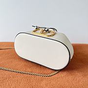 	 Valentino Garavani Mini Bucket Bag With Vlogo Signature Chain White 20x17x8cm - 2