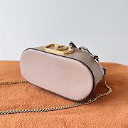 	 Valentino Garavani Mini Bucket Bag With Vlogo Signature Chain Beige 20x17x8cm - 2