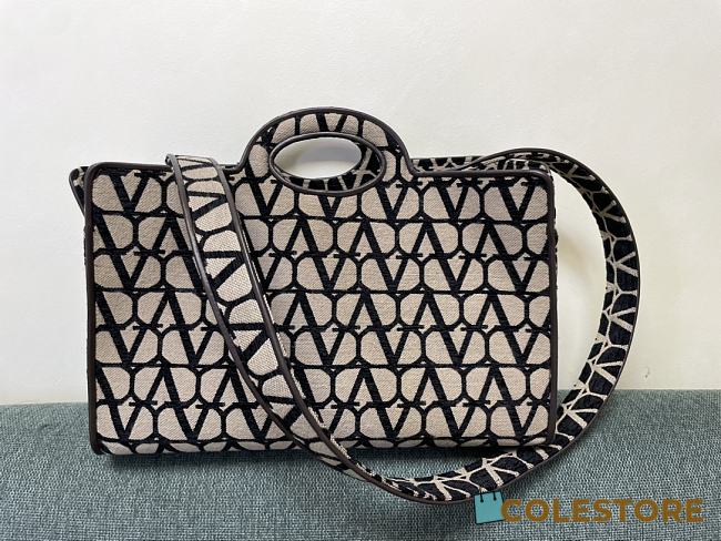  Valentino Le Troisieme Toile Iconographe Shopping Bag 40x25x17cm  - 1
