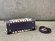 Valentino Vlogo Signature Toile Iconographe Handbag 28x18x11cm - 5