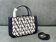 Valentino Vlogo Signature Toile Iconographe Handbag 28x18x11cm - 4
