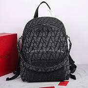 Valentino Garavani La Troisieme Toile lconographe Backpack Black 30x40x23cm - 1