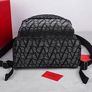 Valentino Garavani La Troisieme Toile lconographe Backpack Black 30x40x23cm - 3
