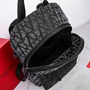 Valentino Garavani La Troisieme Toile lconographe Backpack Black 30x40x23cm - 4
