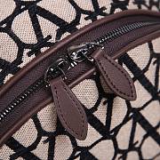 	 Valentino Garavani La Troisieme Toile lconographe Backpack Brown 30x40x23cm - 5