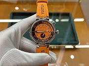 	 Louis Vuitton Watch Tambour Street Diver Orange 44MM - 1