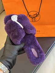 Hermes Oran Sandal Violet Foncé - 2