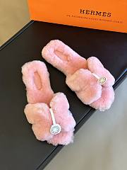 	 Hermes Oran Sandal Light Pink Size 35-41 - 1