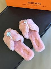 	 Hermes Oran Sandal Light Pink Size 35-41 - 5