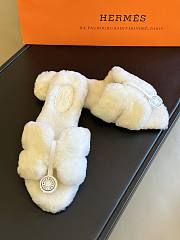 	 Hermes Oran Sandal White Size 35-41 - 4