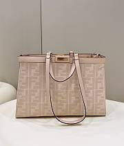 Fendi Peekaboo x Tote Hand Bag Pink Size 41×16×28cm - 1