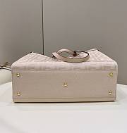 Fendi Peekaboo x Tote Hand Bag Pink Size 41×16×28cm - 4