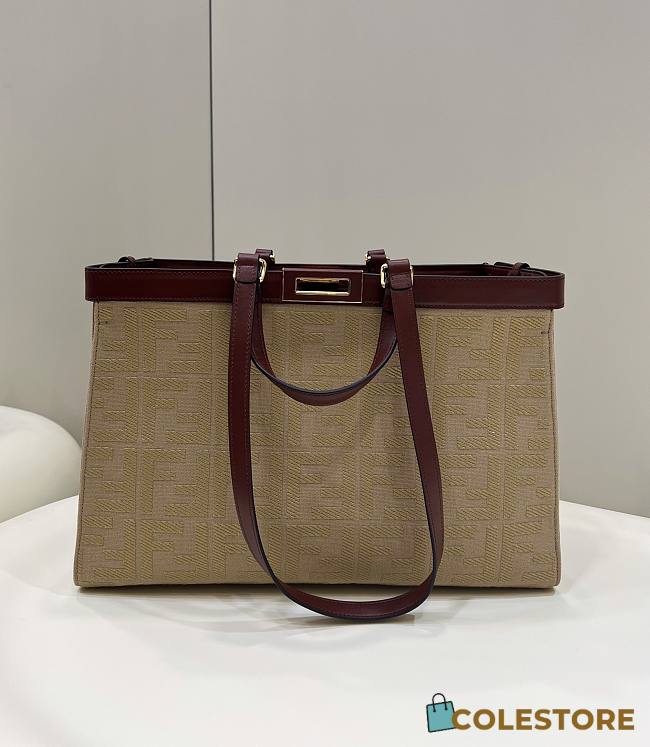  Fendi Peekaboo x Tote Hand Bag Size 41×16×28cm - 1