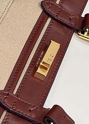  Fendi Peekaboo x Tote Hand Bag Size 41×16×28cm - 4