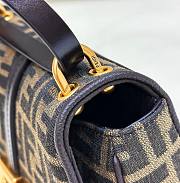 Fendi C’mon Small Brown FF Jacquard Fabric Bag 21x6.5x15cm - 3