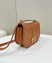	 Fendi C’mon Small FF Jacquard Fabric Bag 25x7x20cm - 4