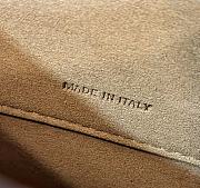 	 Fendi C’mon Small White FF Jacquard Fabric Bag 25x7x20cm - 4