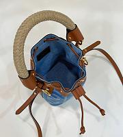 	 Fendi Mon Tresor Minibag Blue Size 12x18x10cm - 2