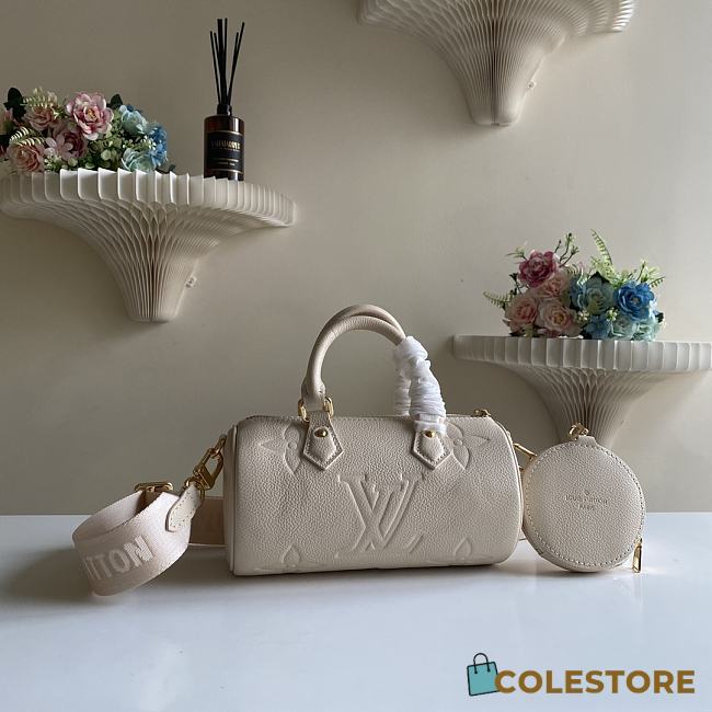Louis Vuitton Papillon In White M45707 Size 20cm - 1