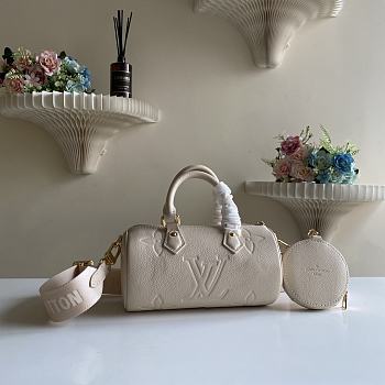 Louis Vuitton Papillon In White M45707 Size 20cm