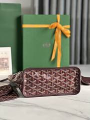 	 Goyard Anjou Mini Bag Dark Red  20x10x10cm - 4