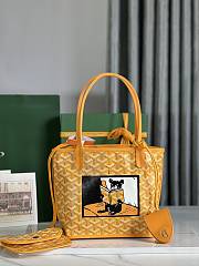 	 Goyard Anjou Mini Bag Yellow 20x10x10cm - 1