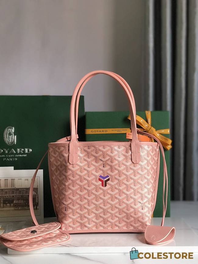 	 Goyard Anjou Mini Bag Pink 20x10x10cm - 1