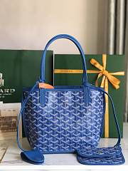 	 Goyard Anjou Mini Bag Blue 20x10x10cm - 1