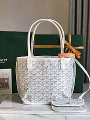 	 Goyard Anjou Mini Bag White 20x10x10cm - 1