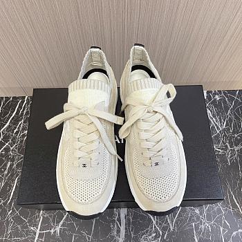	 Chanel Knit & Suede Calfskin Ivory Beige
