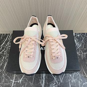 	 Chanel Knit & Suede Calfskin Ivory Pink