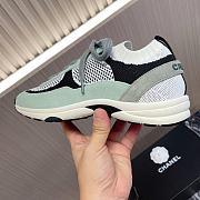 	 Chanel Knit & Suede Calfskin Ivory Green - 5